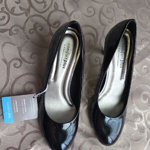 Comfort Plus by Predictions Black Women's Shoes PUMPS Size 6.5